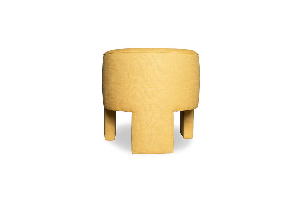 Yellow stool by Rue & Williams