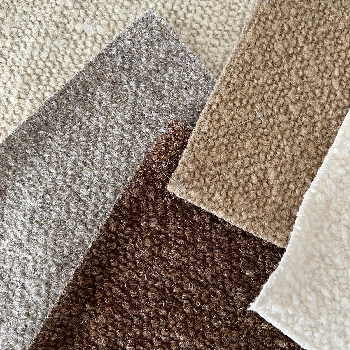 Rue and Williams fabric swatches stacked on top